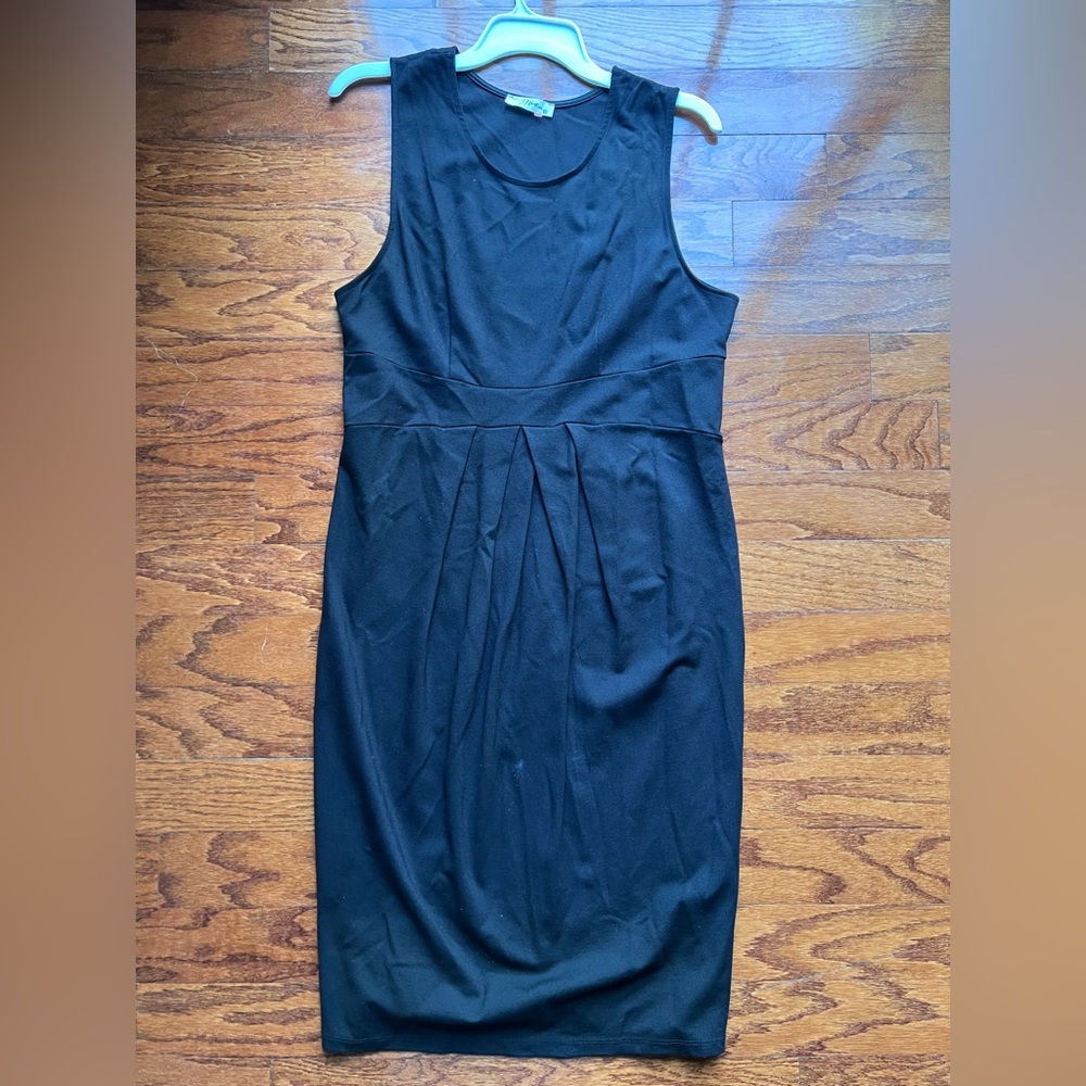 Hello MIZ Classic Black Midi Dress Size XL